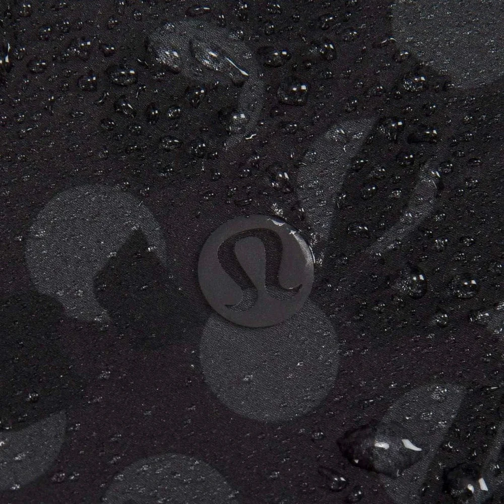 Lululemon Packable Water-Repellent Jacket, Black Primal Dot‎